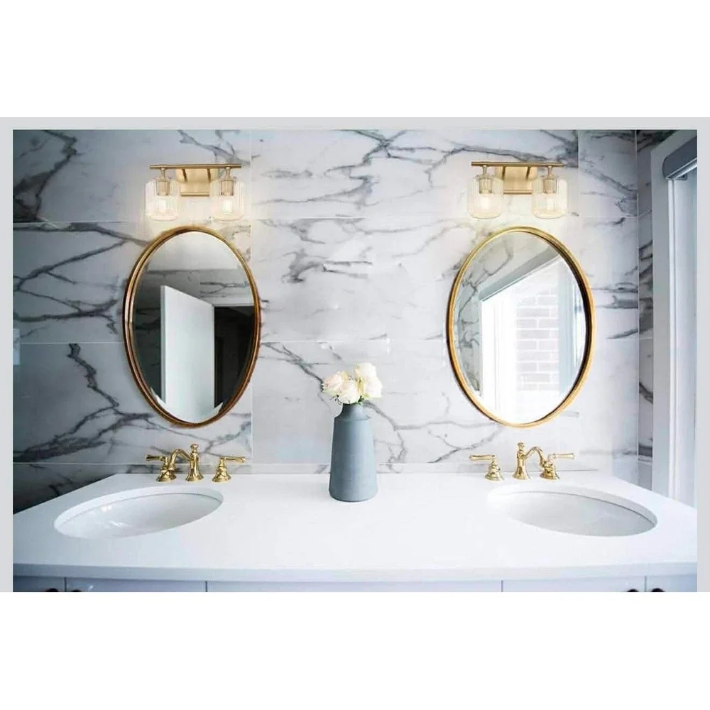 Modern‎ Gold Two Light Vanity By Z Lite